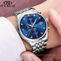 Luxury Brand OYALIE Watch Men Mechanical Wrist Watch High Quality Accurate Time Movement Clock Fashion Stainless Steel Men Watch